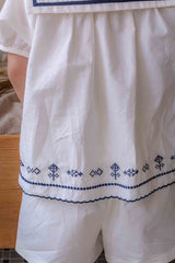 Marinette Marine Top & Shorts Set