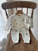 Love Flower Knit Suits_Ivory