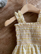 Stephanie Romper_Yellow Check