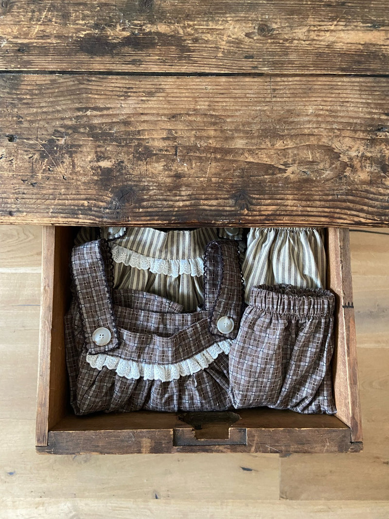 Cami Blouse and Bloomer Set _Check