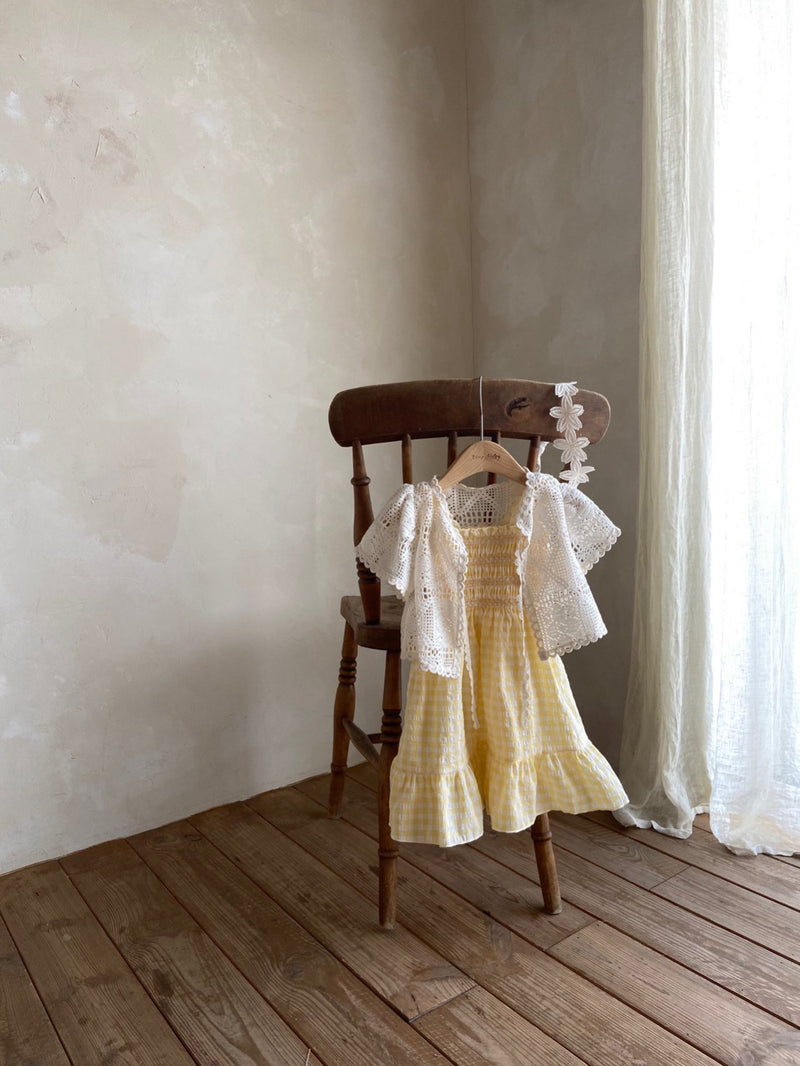 Stephanie Dress_Yellow Check