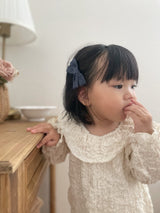 Milk Crinkle Cotton Baby Romper