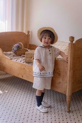 Marinette Marine Top & Shorts Set