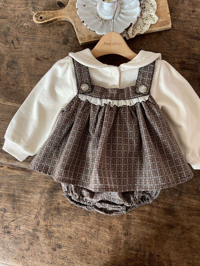 Cami Blouse and Bloomer Set _Check