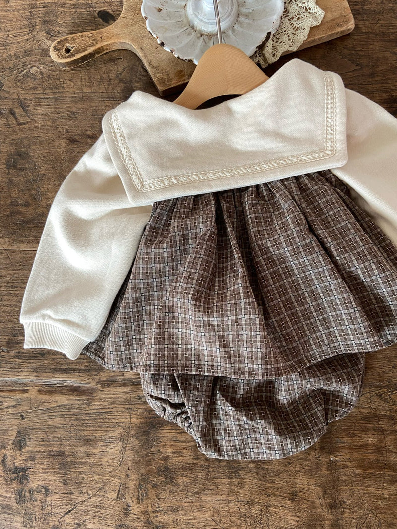Cami Blouse and Bloomer Set _Check