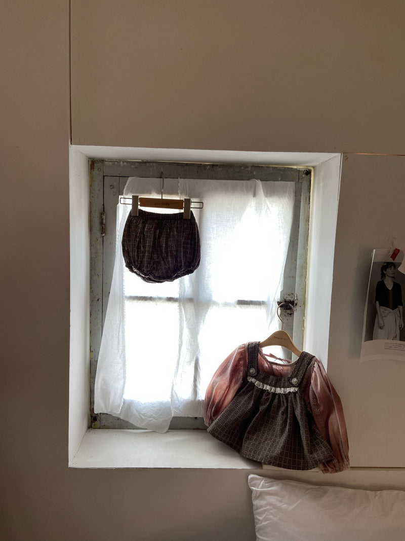 Cami Blouse and Bloomer Set _Check
