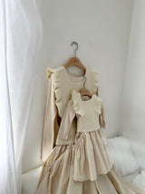 Knit Frill Kids Vest