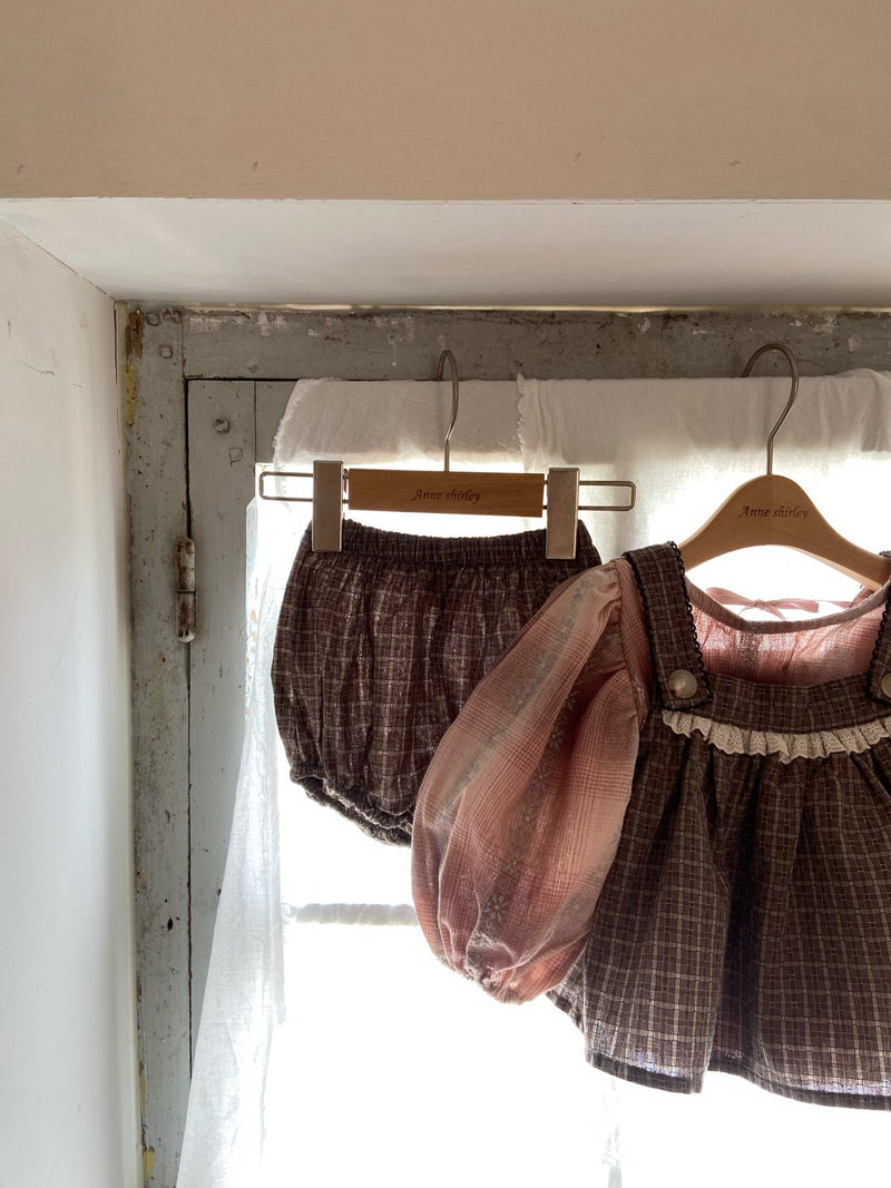 Cami Blouse and Bloomer Set _Check