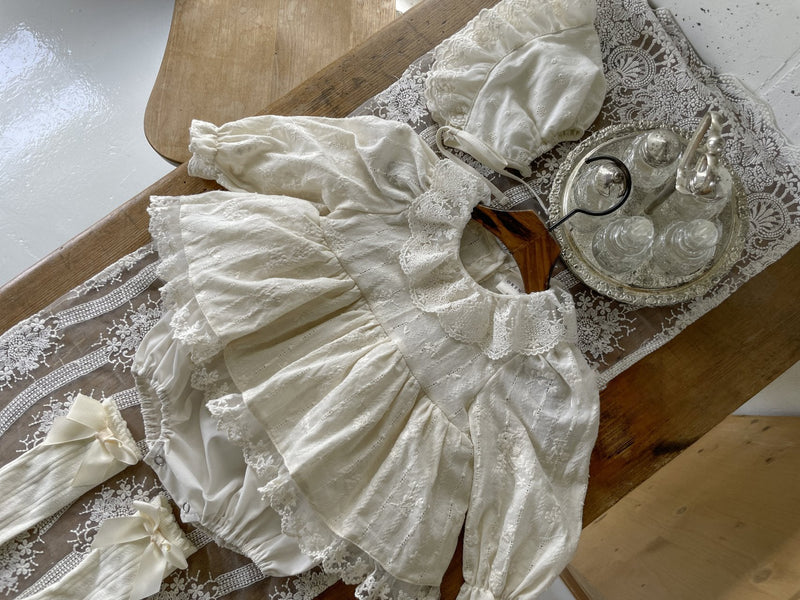 Seri Cotton Lace Bonnet