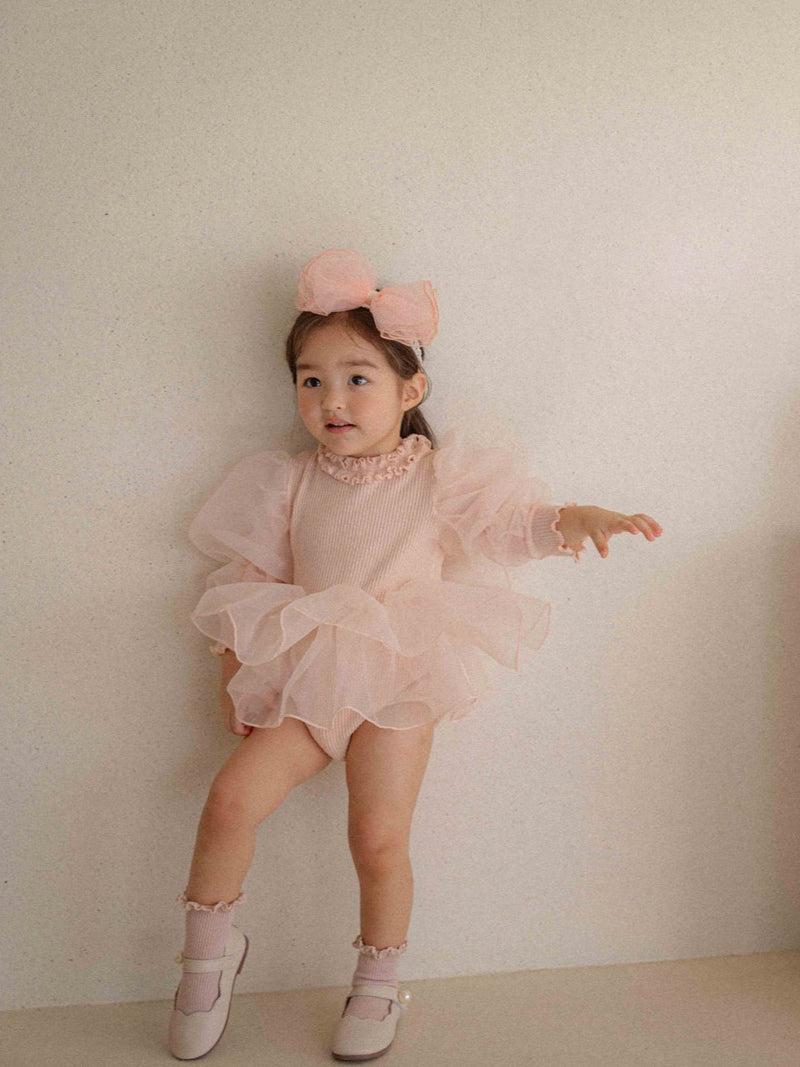 Beluca Organza Romper_Pink