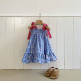Coco Smocked Dress _Blue