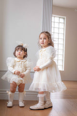Eloise Oganza Dress Romper_ Cream