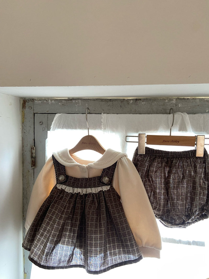Cami Blouse and Bloomer Set _Check