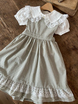 Ann Check Pinafore Dress