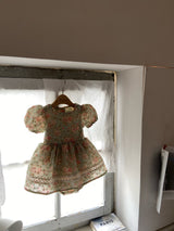 Edel Dress Romper_Mint Floral