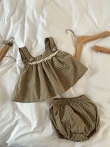 Cami Blouse and Bloomer Set _Stripes