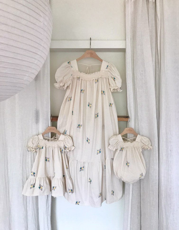 Latte Embroidered Romper_ Ivory