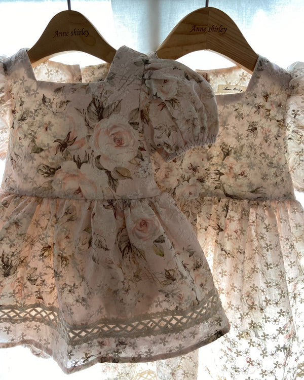 Edel Dress _Pink Floral