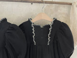 OZ Embroidery Dress _Black