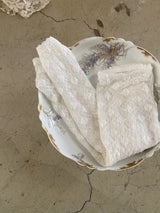 Tiny Lace Leggings _ Check Pattern