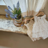[Special Price] Can can Lace Dress Romper_3-6M