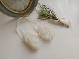 Gold Pearl Ribbon Headband