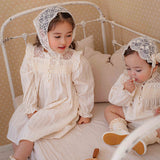 Ellie Cream Smock Dress