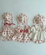 Red Check Ribbon Dress