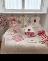Red Check Ribbon Dress
