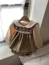 Cami Blouse and Bloomer Set _Stripes
