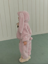 Bunny Pom-Pom Top & Pants Set_ Lavender