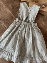 Ann Check Pinafore Dress