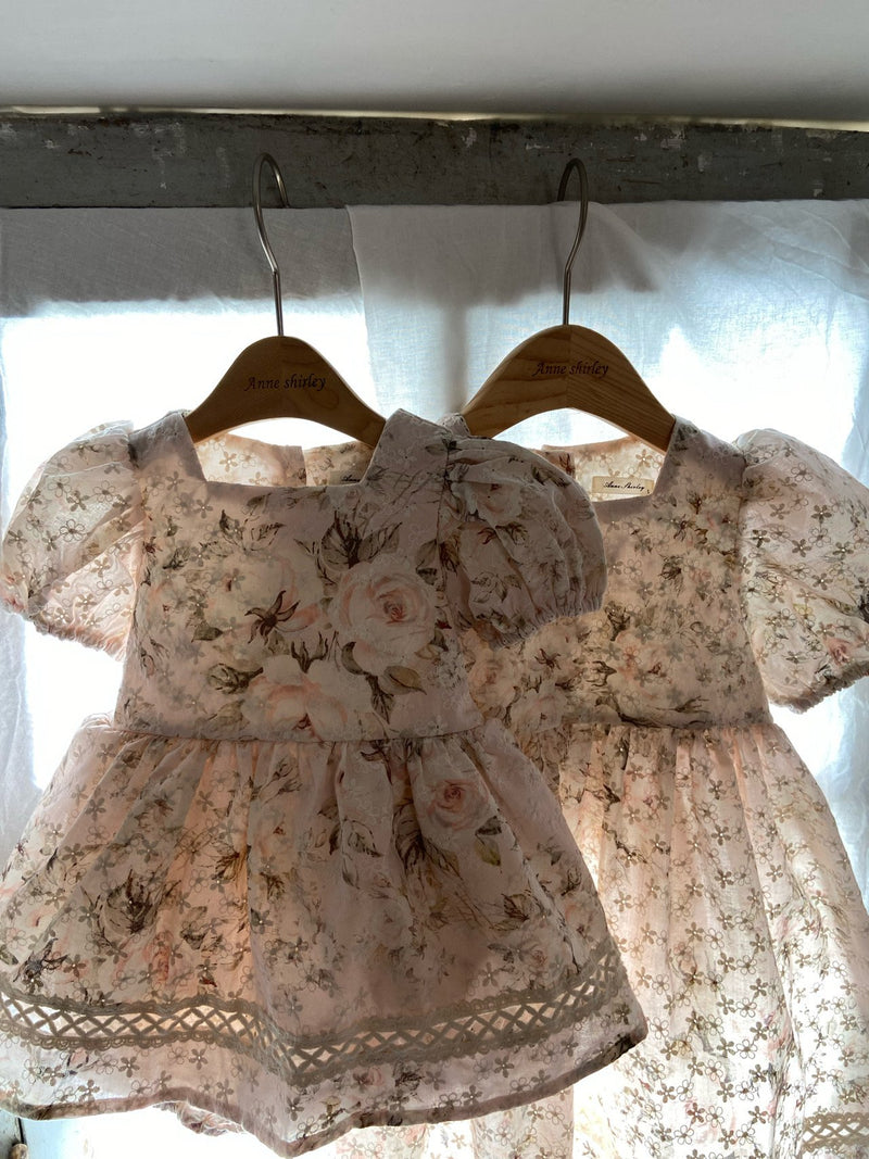 Edel Dress _Pink Floral