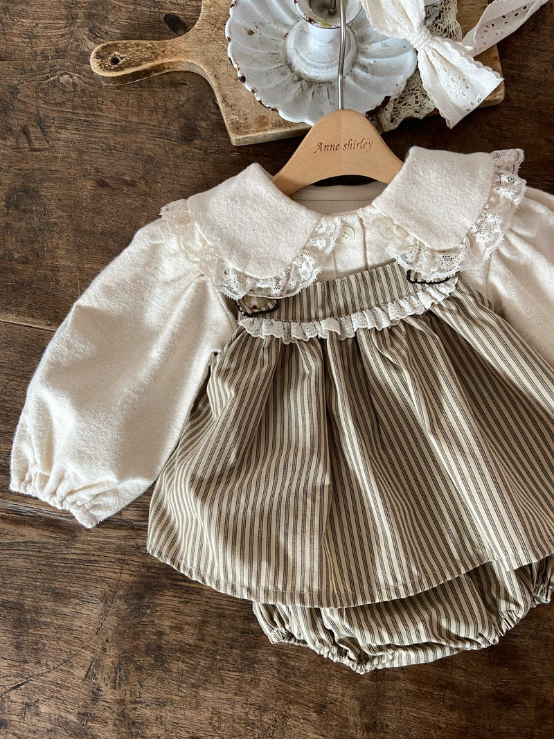 Cami Blouse and Bloomer Set _Stripes