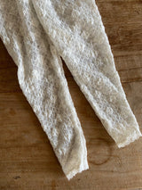 Tiny Lace Leggings _ Check Pattern