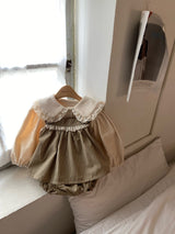 Cami Blouse and Bloomer Set _Stripes