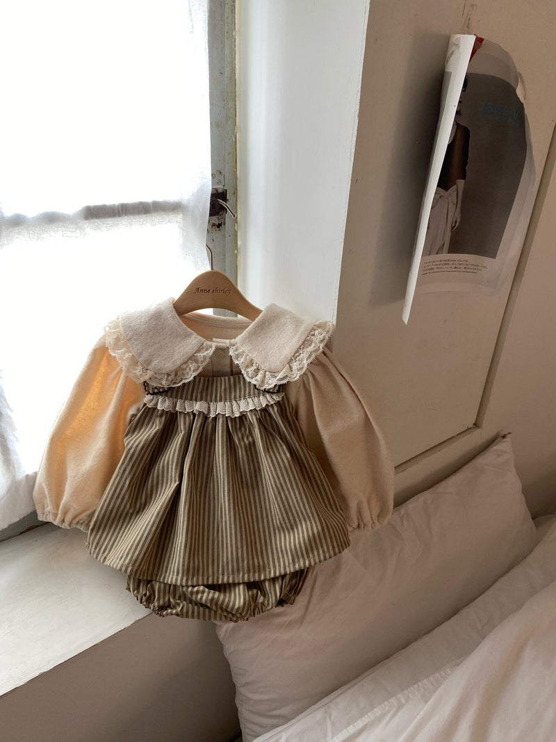 Cami Blouse and Bloomer Set _Stripes