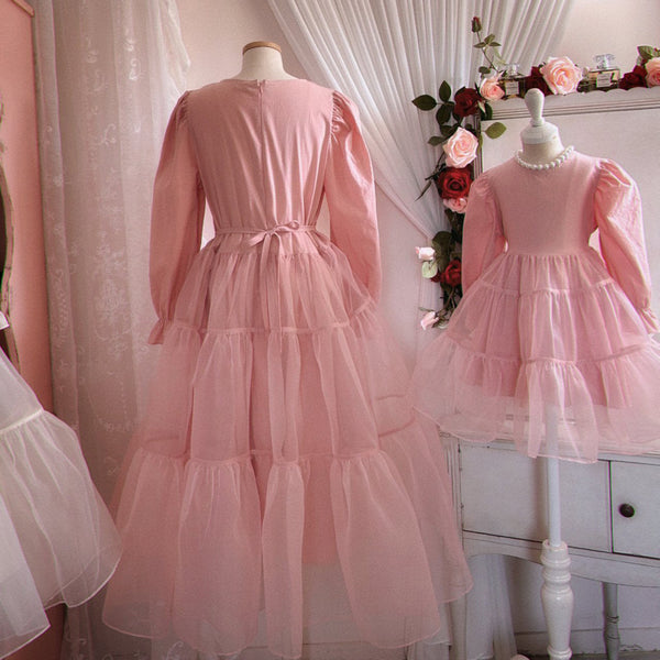 Sherbet Long Sleeves Dress _Pink