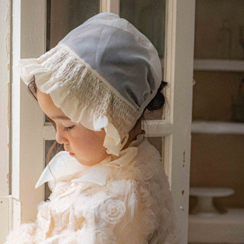 Organza Smock Bonnet_2 Colours