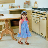 Coco Smocked Dress _Blue