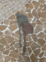 Frill Swimsuit & Bonnet Set_2 Colour