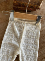 Tiny Lace Leggings _ Floral Pattern