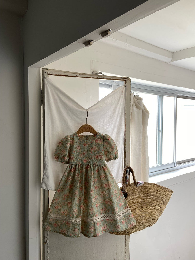 Edel Dress _Mint Floral