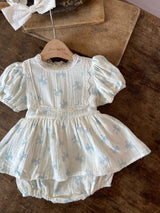 Isaline Ribbon Dress Romper