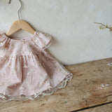 Emily Embroidery Dress & Bonnet Set_ Dusty Pink
