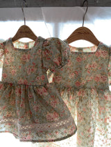 Edel Dress _Mint Floral