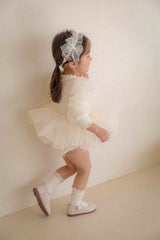 Beluca Organza Romper_Cream