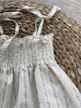 Petite Fleur Stripe Dress
