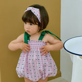 Coco Smocked Romper_Blue