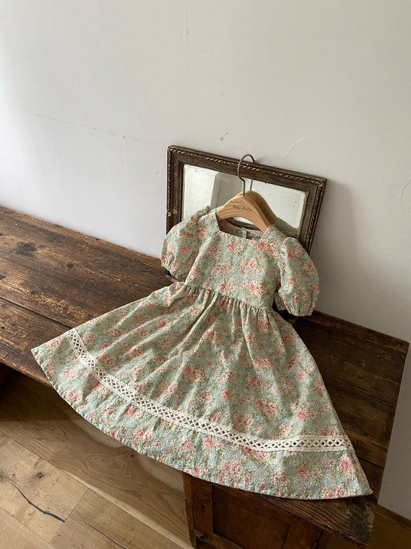 Edel Dress _Mint Floral